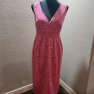 Pink and White Dress